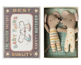 TWINS BABY MICE IN MATCHBOX