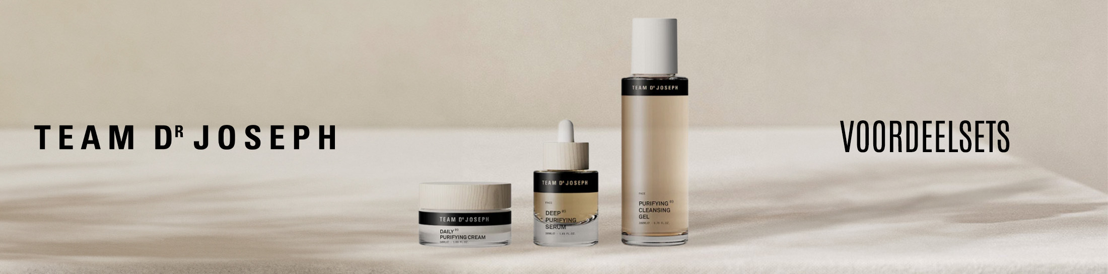 Team Dr Joseph voordeelsets, voordeel huidverzorging | HuidHuid Skincare