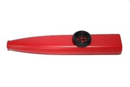 Plastic kazoo, rood