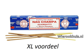 Nag Champa Agarbatti - 100 gram wierook stokjes
