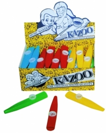 Plastic kazoo, blauw
