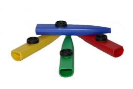 Plastic kazoo, geel