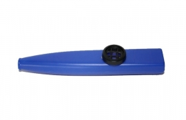 Plastic kazoo, blauw