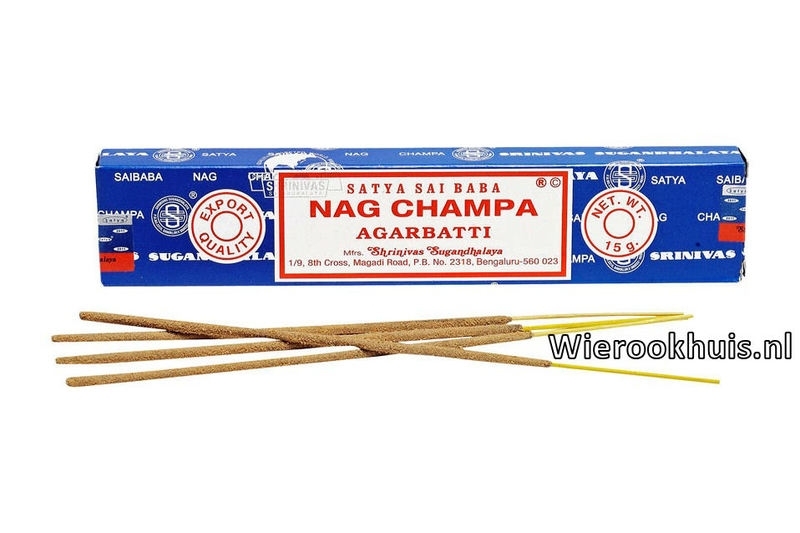 Nag Champa Agarbatti - 15 gram wierook stokjes