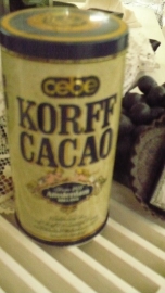 korff cacao blik
