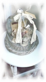 stolp compleet met babyschoentjes VERKOCHT!!!