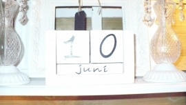 blokkalender wit verkocht !!