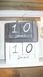 blokkalender wit verkocht !!