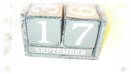 blokkalender grijs!!gereserveerd