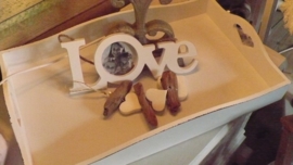 dienblad met hart