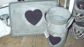 dienblad met hart