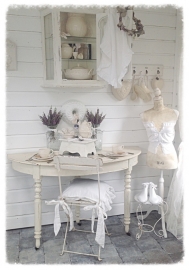 Oude brocante Side table