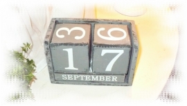 blokkalender grijs!!gereserveerd