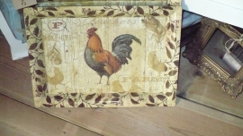 dienblad met haan verkocht!!