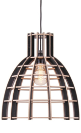 Hanglamp De Lingehof Cone Semi-zwart Ø50