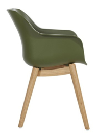 Hartman Sophie Teak Dining Tuinstoel Moss Green