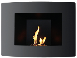 Tenderflame Wall vuurhaard - zwart