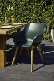 Hartman Sophie Teak Dining Tuinstoel Night Green