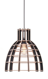 Hanglamp De Lingehof Cone Semi-zwart Ø35