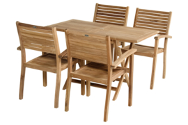 Hartman Skagen tafel met parasol gat