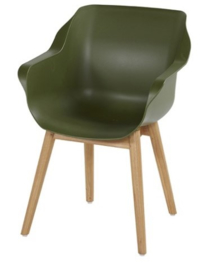 Hartman Sophie Teak Dining Tuinstoel Moss Green