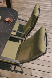 Hartman Flora Verstelbare Dining Tuinstoel Moss Green