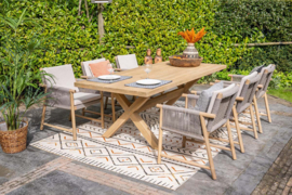 Garden Impressions Urania tuintafel 220x110 cm Natural