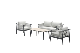 Garden Impressions Aloha Loungeset - 4-persoons - Grijs