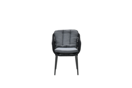 Garden Impressions Pescara dining fauteuil zwart