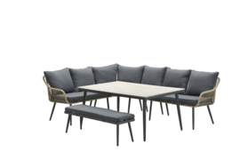 Garden Impressions Margriet Loungeset - 7-persoons - Grijs
