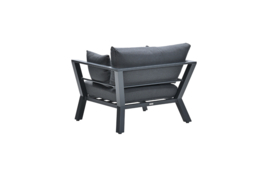 Garden Impressions Sasha lounge fauteuil zwart