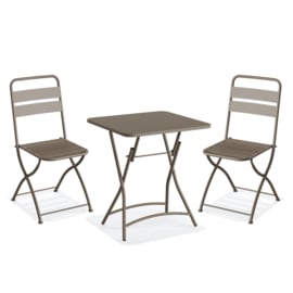 Feros Breeze Bistro Set - Cappuccino