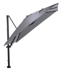 Garden Impressions Hawaii Lumen parasol - 300x300 cm - Lichtgrijs
