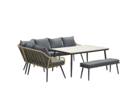 Garden Impressions Margriet Loungeset - 7-persoons - Grijs