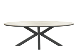 Garden Impressions Edison Tuintafel 220x115 Donkergrijs