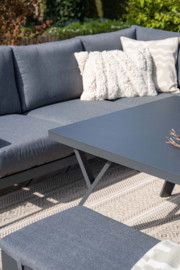 Garden Impressions Rondo Loungeset - 5-persoons - Donkergrijs
