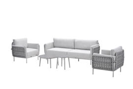 Garden Impressions Cavallo Loungeset - 5-persoons - Grijs