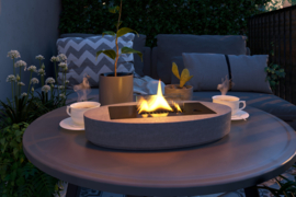 Tenderflame Carnation vuurhaard - concrete - keramiek