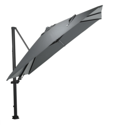 Garden Impressions Hawaii Lumen parasol - 300x300 cm - Donkergrijs