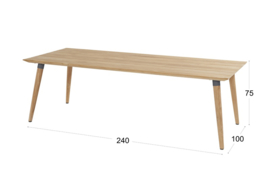 Hartman Sophie Studio Teak Tuintafel Xerix 240x100cm