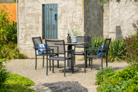 Garden Impressions Nancy Tuintafel 80x80 Donkergrijs