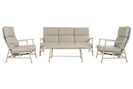 Hartman Flora Loungeset met Loungetafel Beige met Loungetafel