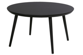 Hartman Sophie Studio HPL Tuintafel Carbon Black Ø128cm