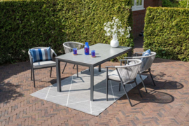 Garden Impressions Domingo Tuintafel 160x90 Sicilian Grey