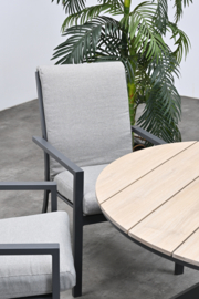 Garden Impressions Sergio dining fauteuil grijs