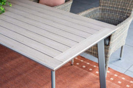 Garden Impressions Vigo tuintafel 160x90 cm Zwart