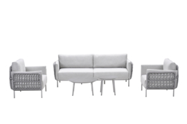 Garden Impressions Cavallo Loungeset - 5-persoons - Grijs