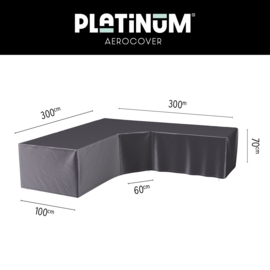 Platinum AeroCover Loungesethoes hoekset trapeze 300x300x85xH65/90