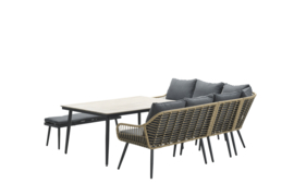 Garden Impressions Margriet Loungeset - 7-persoons - Grijs