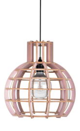Hanglamp De Lingehof Globe Semi-roze Ø40